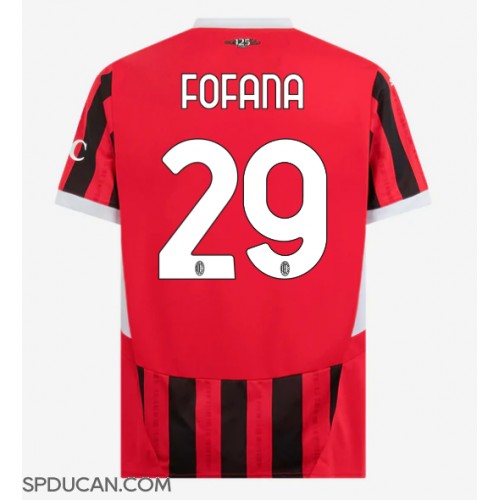 Muški Nogometni Dres AC Milan Youssouf Fofana #29 Domaci 2024-25 Kratak Rukav